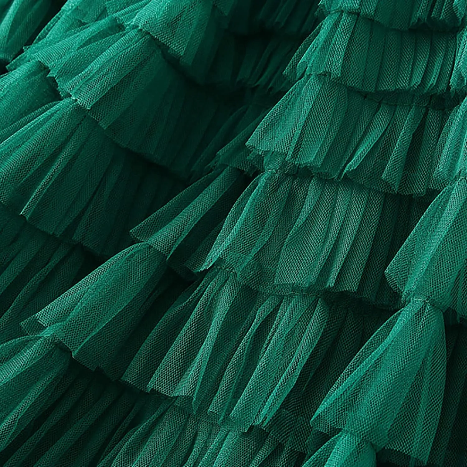 Tutu Skirt for Women Midi Tullu Skirt Bubble Fairy Skirt High Waisted Long Skirt A Line Tiered Tutus Puffy Maxi Skirt