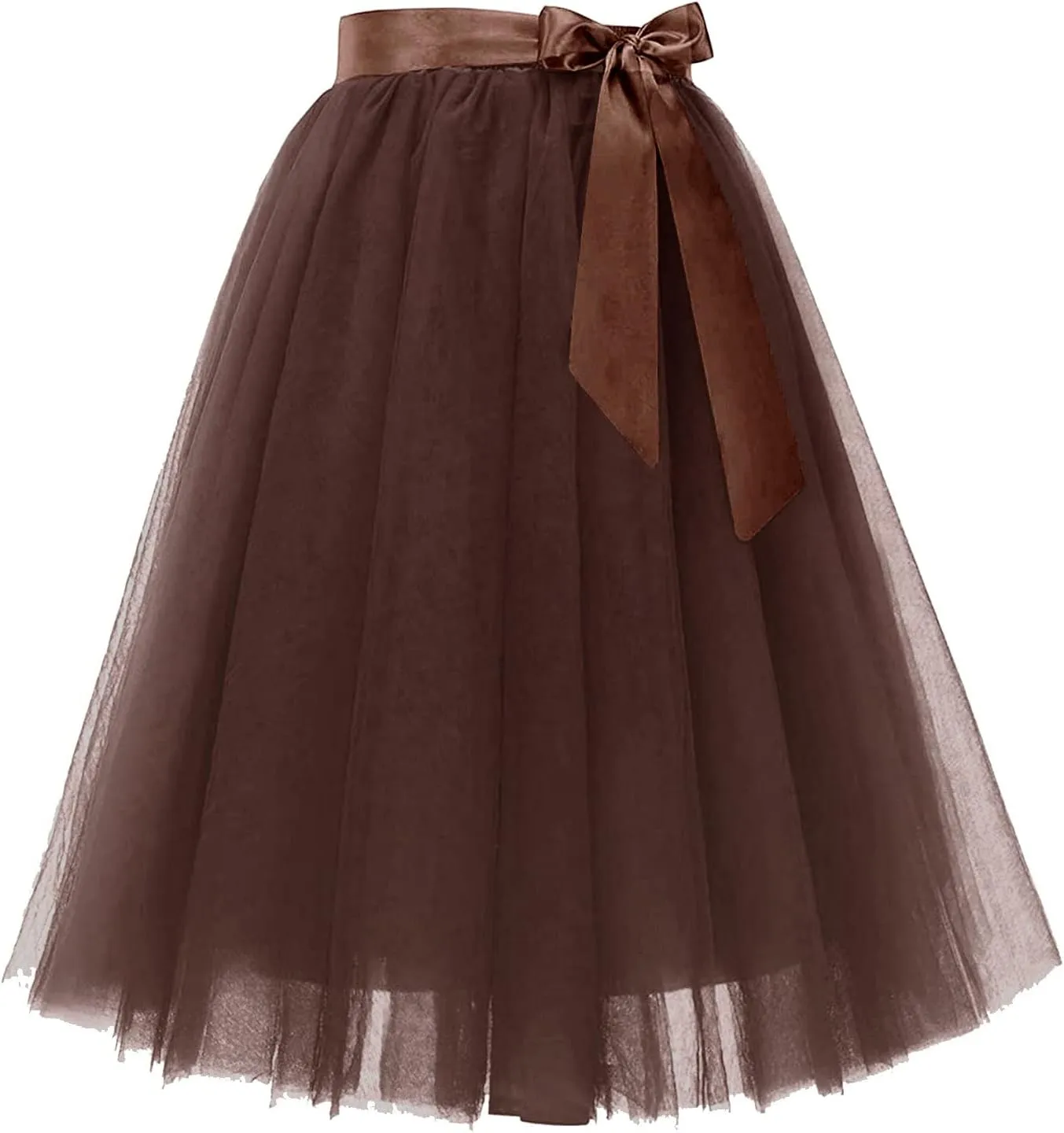 Tutu Skirts for Women Women's a Line Tulle Party Evening Tutu Skirts Tan Mini Skirt Womens Tutu Skirt