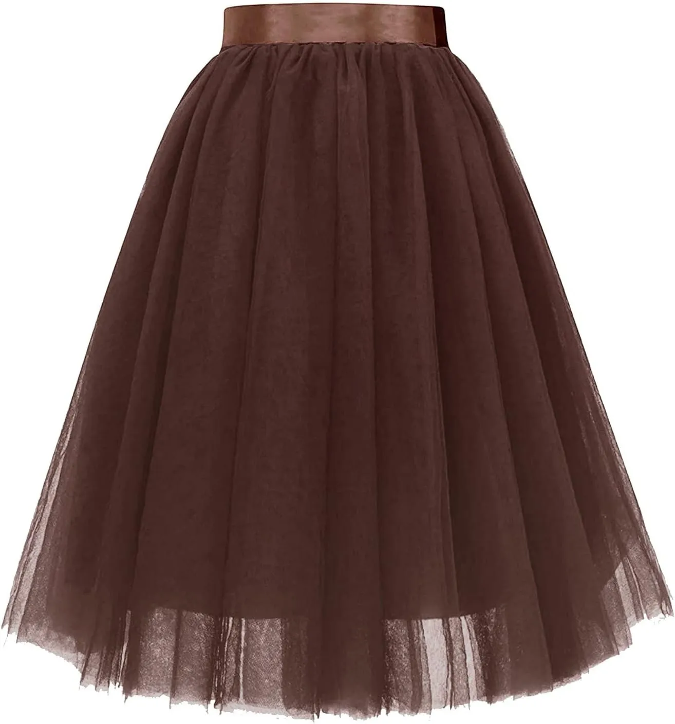 Tutu Skirts for Women Women's a Line Tulle Party Evening Tutu Skirts Tan Mini Skirt Womens Tutu Skirt