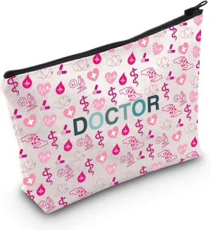 VAMSII Doctor Zipper Pouch Makeup Bag Doctor Thank You Gift Female Doctor Gift (Doctor bag)