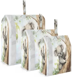 Watercolor Koala Tree Compression Packing Cubes Luggage Organizer Bags for Travel Suitcase Organizer for Travel Accessories