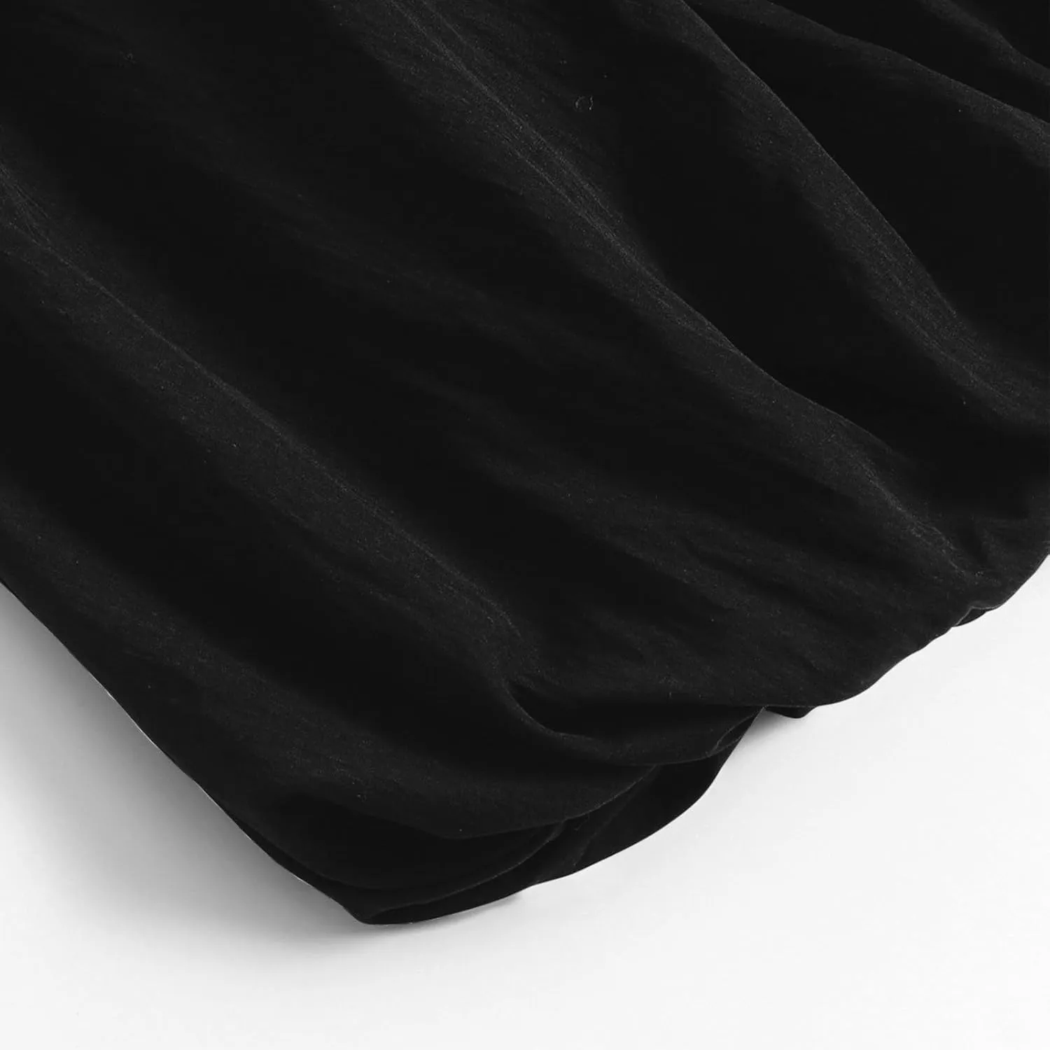Women Casual Midi Skirts 2025 Summer Trendy Solid Color Elastic Waist Flowy A-Line Versatile Skirt with Pocket