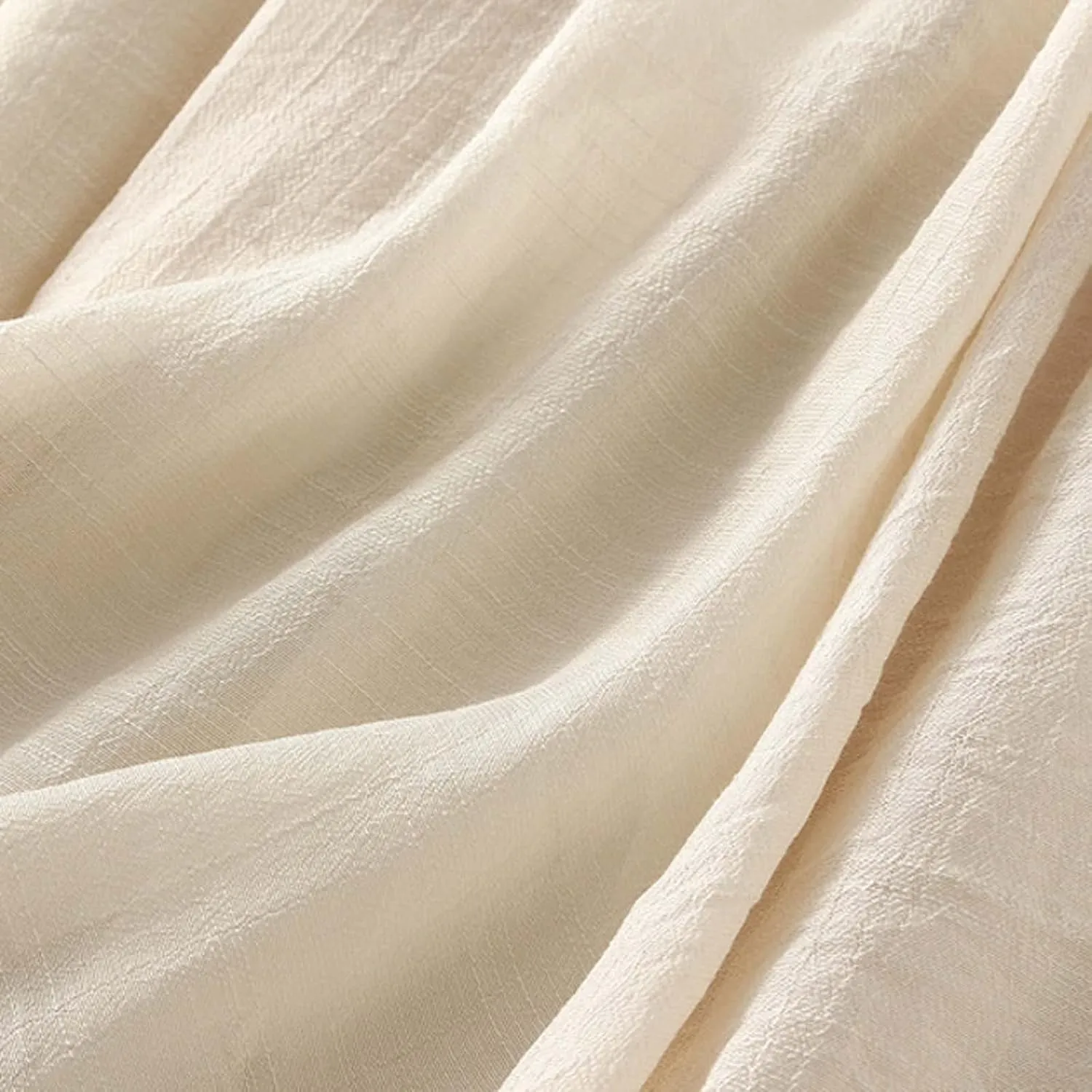 Women Cotton Linen Skirt Solid Elastic Waisted Pleated Long Skirt Summer Casual Flowy Beach Holiday Bohemian Skirts