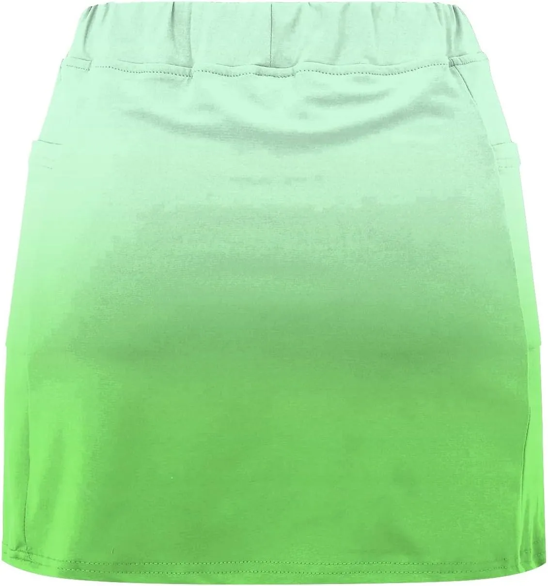Womens Activewear Pleated Tennis Skirts Fade Pattern Printed Culottes Skinny Mid Waisted Workout Summer Casual Skirt