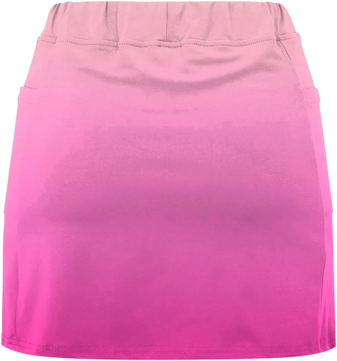 Womens Activewear Pleated Tennis Skirts Fade Pattern Printed Culottes Skinny Mid Waisted Workout Summer Casual Skirt