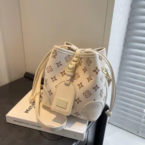 Womens Bucket Bags and Wallets Drawstring Hobo Bags and Shoulder Bags, Womens Bucket Bags, Small Leather Bucket Bag Wallet