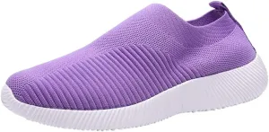 Women's Fashion Sneaker Non Slip Breathable Lightweight Comfortable Lace Up Womens Running Shoes Arch Support Loafers Women White Shoes for Women Sneakers