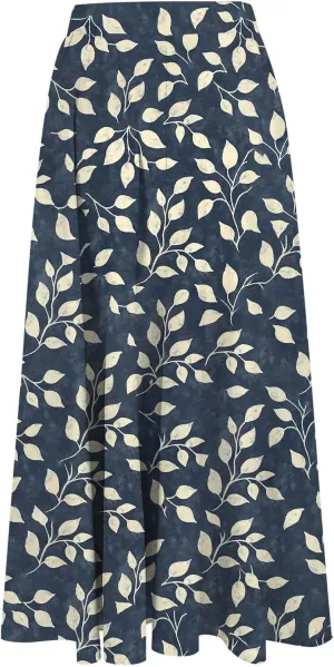 Women's Floral Print Maxi Skirts Flowy Swing A-Line Pleated Long Skirt Summer Fashion Boho Beach Vacation Outfit 2025