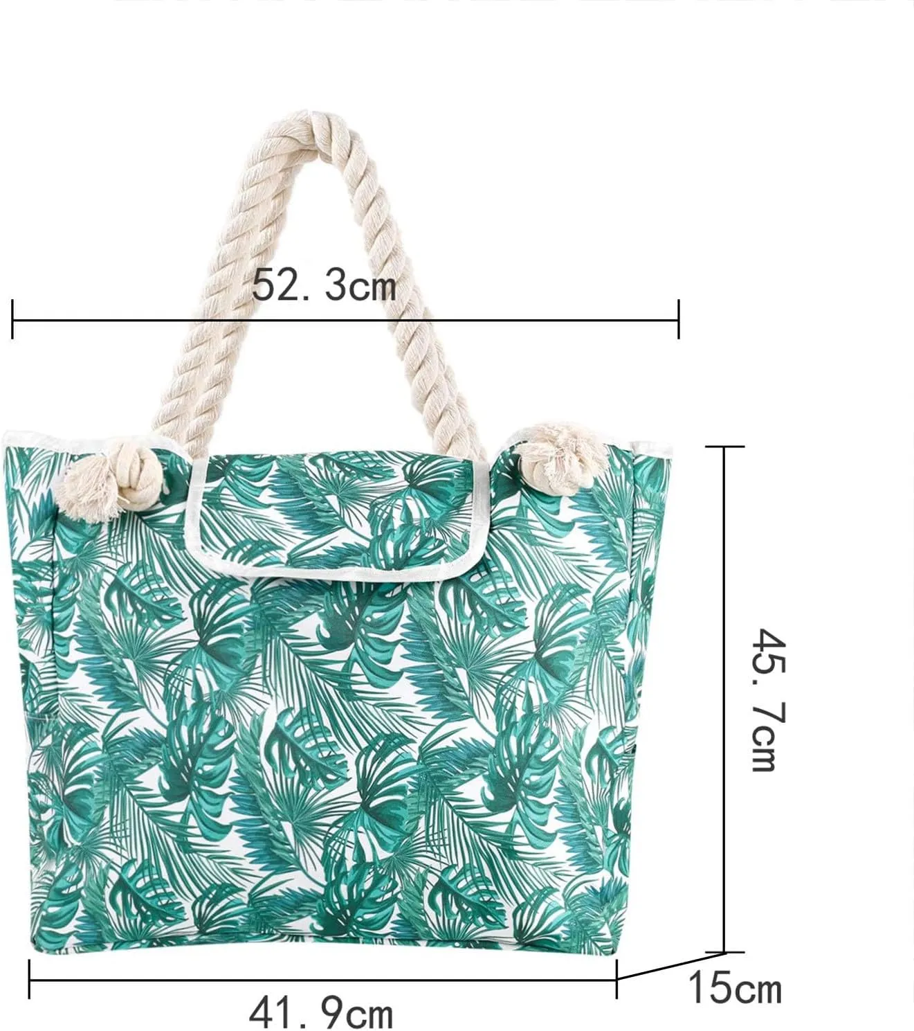 Women's Foreign Trade Multifunctional Single Shoulder Canvas Shopping Bag Leisure Vacation Beach Bag (Red, One Size)