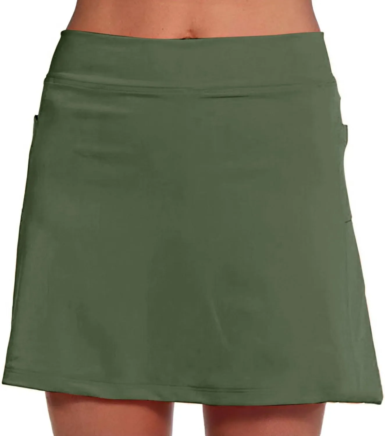 Womens Golf Pleated Tennis Skirts Solid Color Style Culottes Skinny Mid Waisted Athletic Sport Fashion Short Skirts