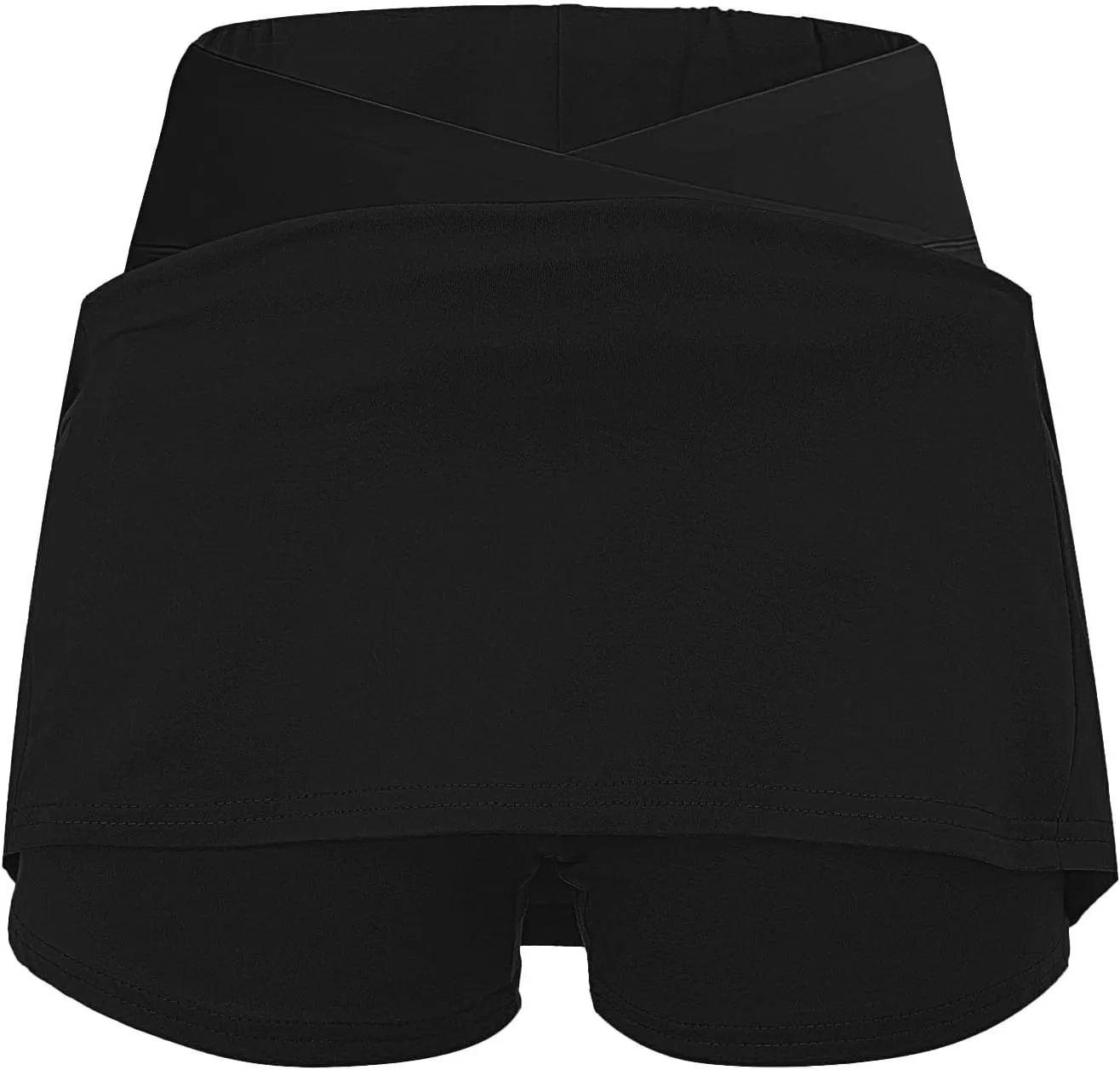 Womens Golf Pleated Tennis Skirts Solid Color Style Culottes Skinny Mid Waisted Athletic Sport Fashion Short Skirts