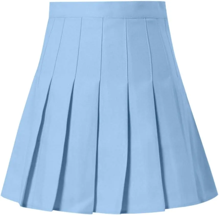 Women's Novelty Skirts Casual Solid Versatile Pleated Skirt High Waisted Cozy Mini Skirts Slim Fit Zipper Pencil Skirts