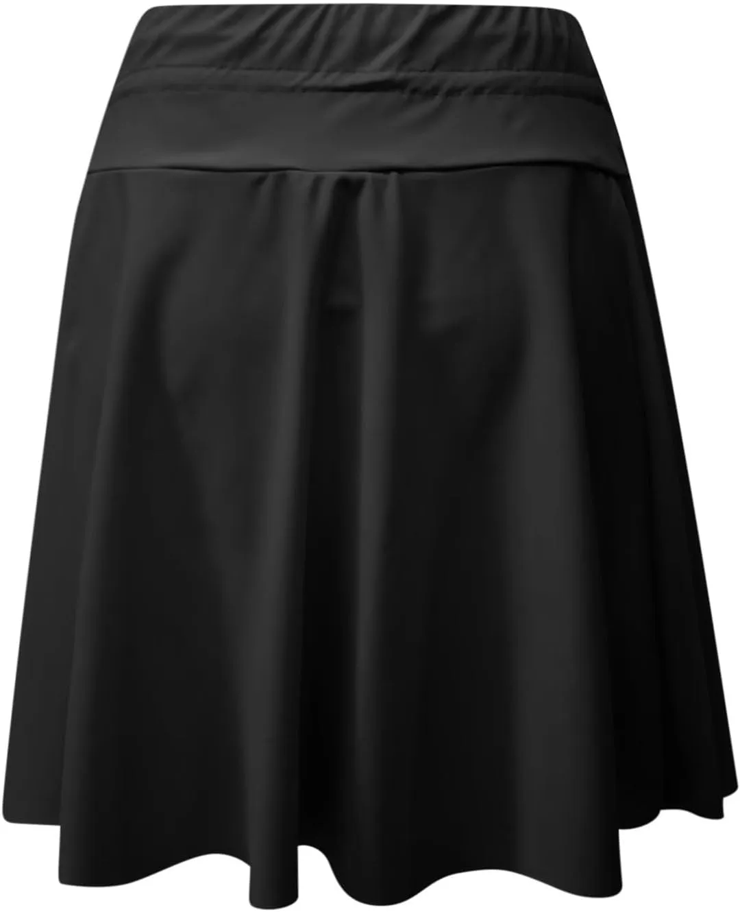 Women's Quick-Drying Underskirt Zipper Drawstring Tie-up High Waist Pleated Plain A Line Short Mini Skirts