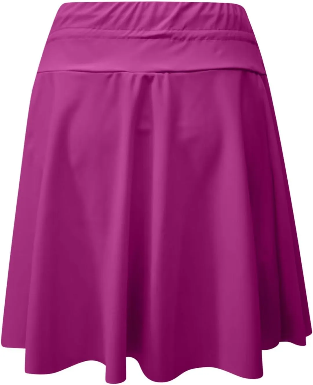 Women's Quick-Drying Underskirt Zipper Drawstring Tie-up High Waist Pleated Plain A Line Short Mini Skirts