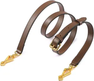 Womens Shoulder Strap Saddle Bag Shoulder Leather Shoulder Strap Accessories Adjustable Strap for Bag(White)