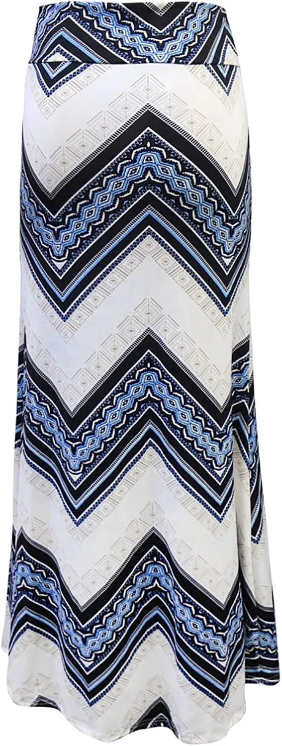 Womens Skirts High Waisted Bodycon Skirts Boho Maxi Evening Party Dress Floral Leopard Beach Holiday Long Skirt