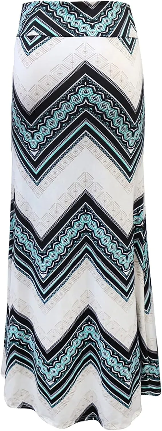 Womens Skirts High Waisted Bodycon Skirts Boho Maxi Evening Party Dress Floral Leopard Beach Holiday Long Skirt