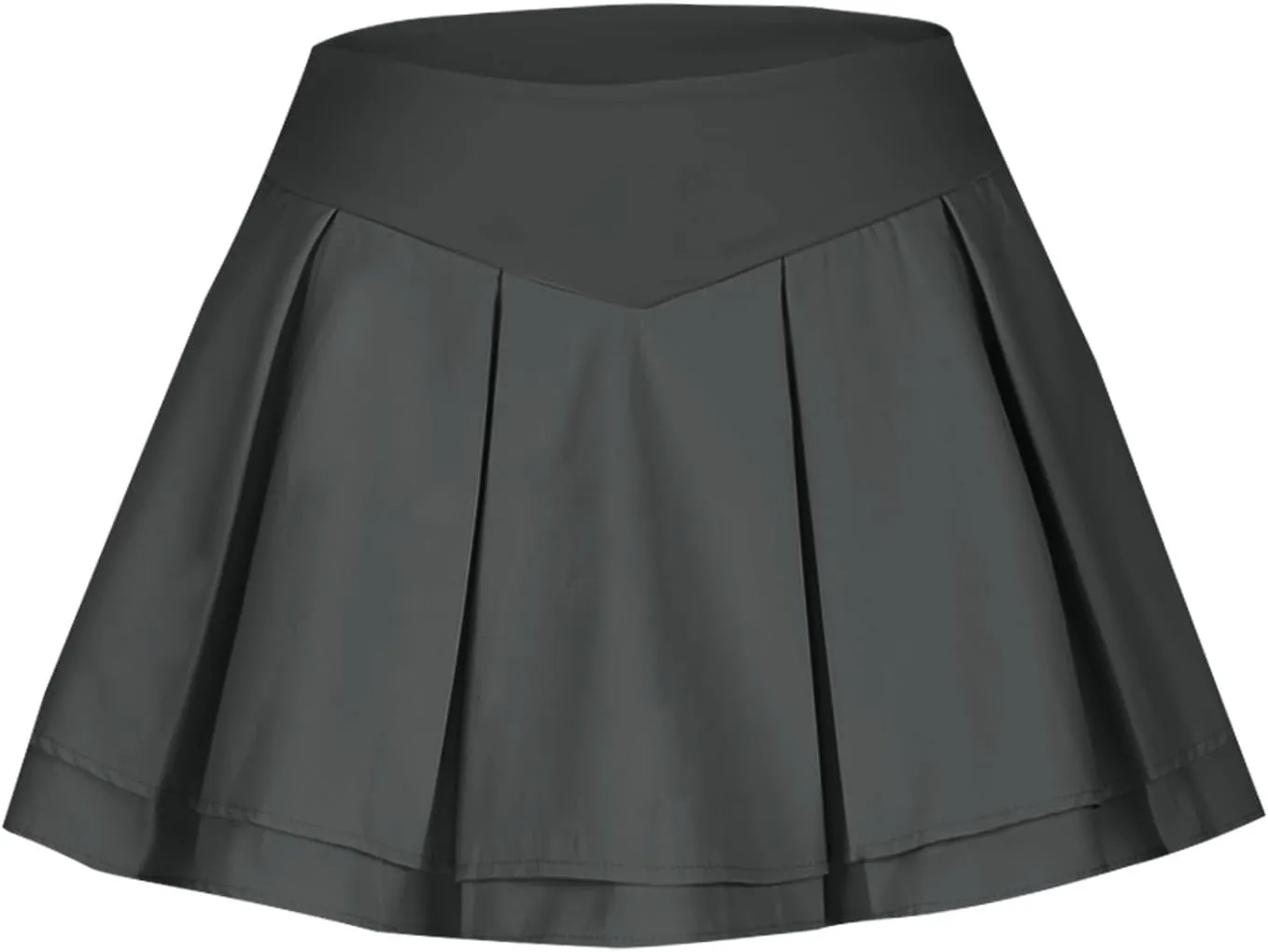 Womens Tennis Skorts Casual High Waisted Flowy Pleated Skater Skirts Athletic Cute Ruffle Layer Yoga Fitness Clothes
