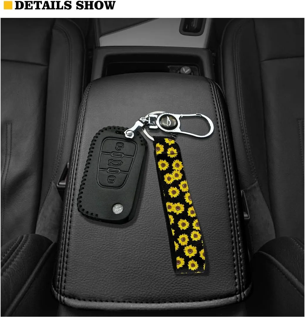 Xhuibop Wristlet Keychain Accessories for Women Short Length Keychain Holder
