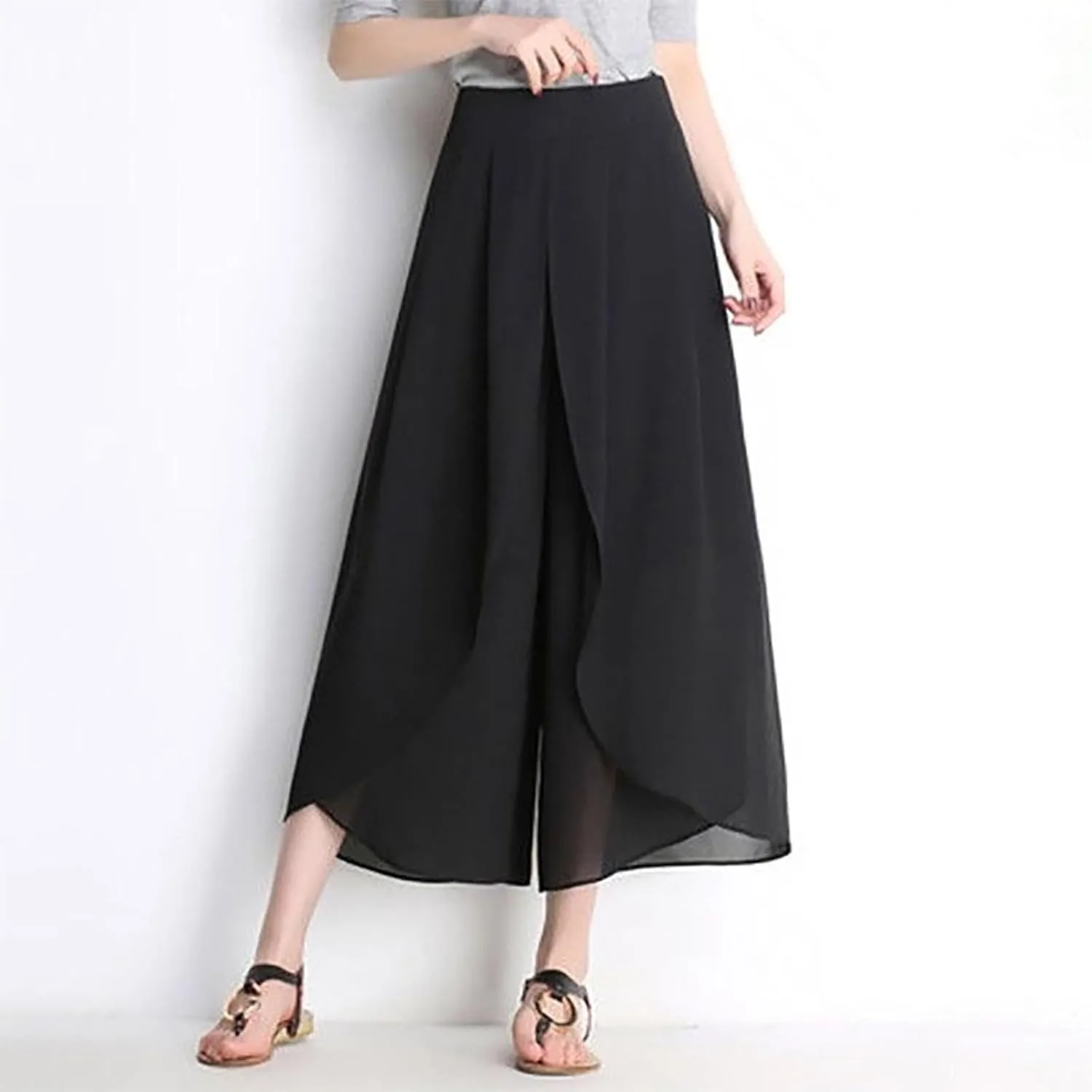 YOLAI Dance Pants for Women Flowy Women's High Waist Wide Leg Pants Casual Trousers Sweatpants Lounge Wear Fashion