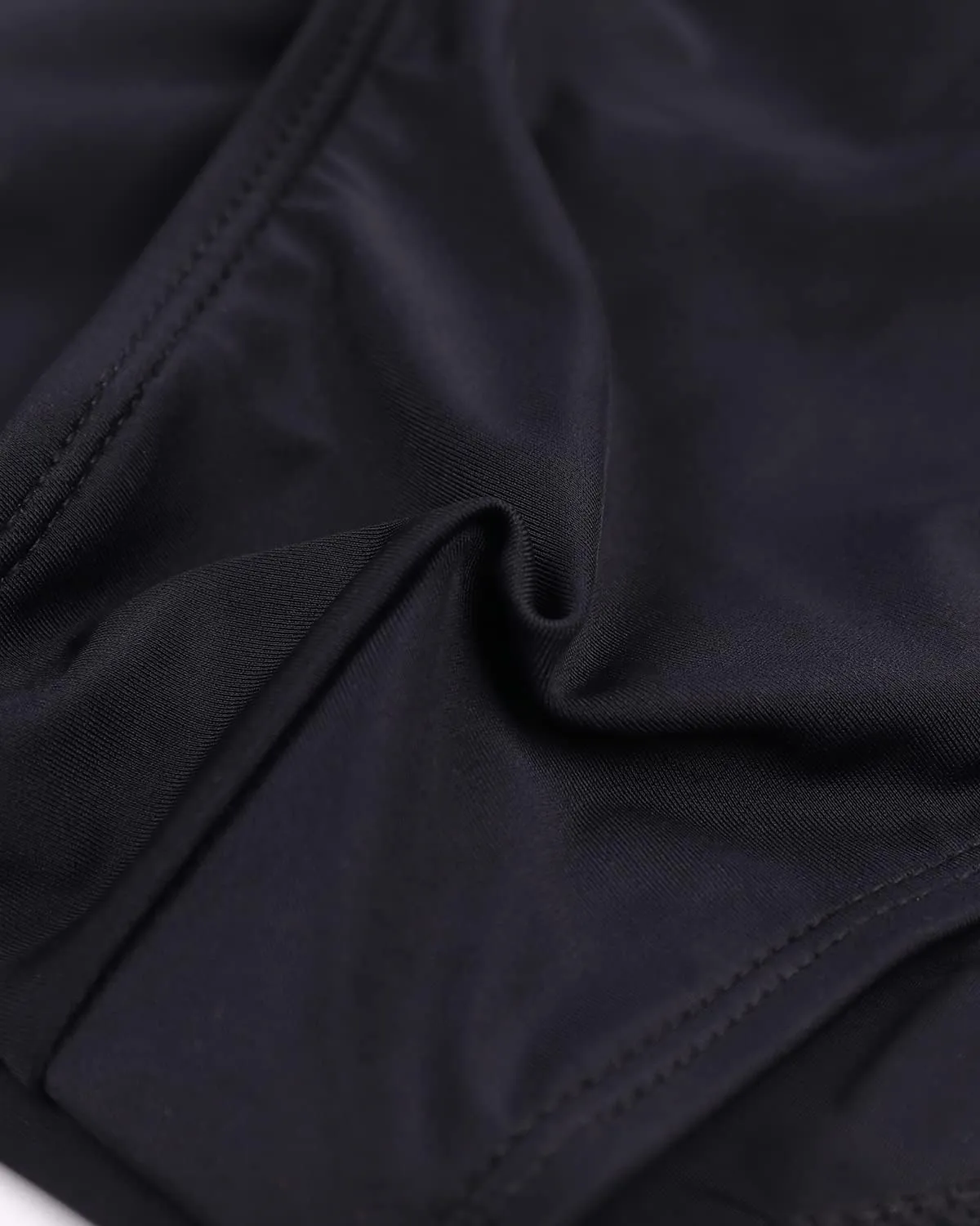 YUZHOU Mens Bikini Swimwear Low Rise Swim Briefs Solid Bathing Suit Sexy Swimsuit with Elastic Drawstring
